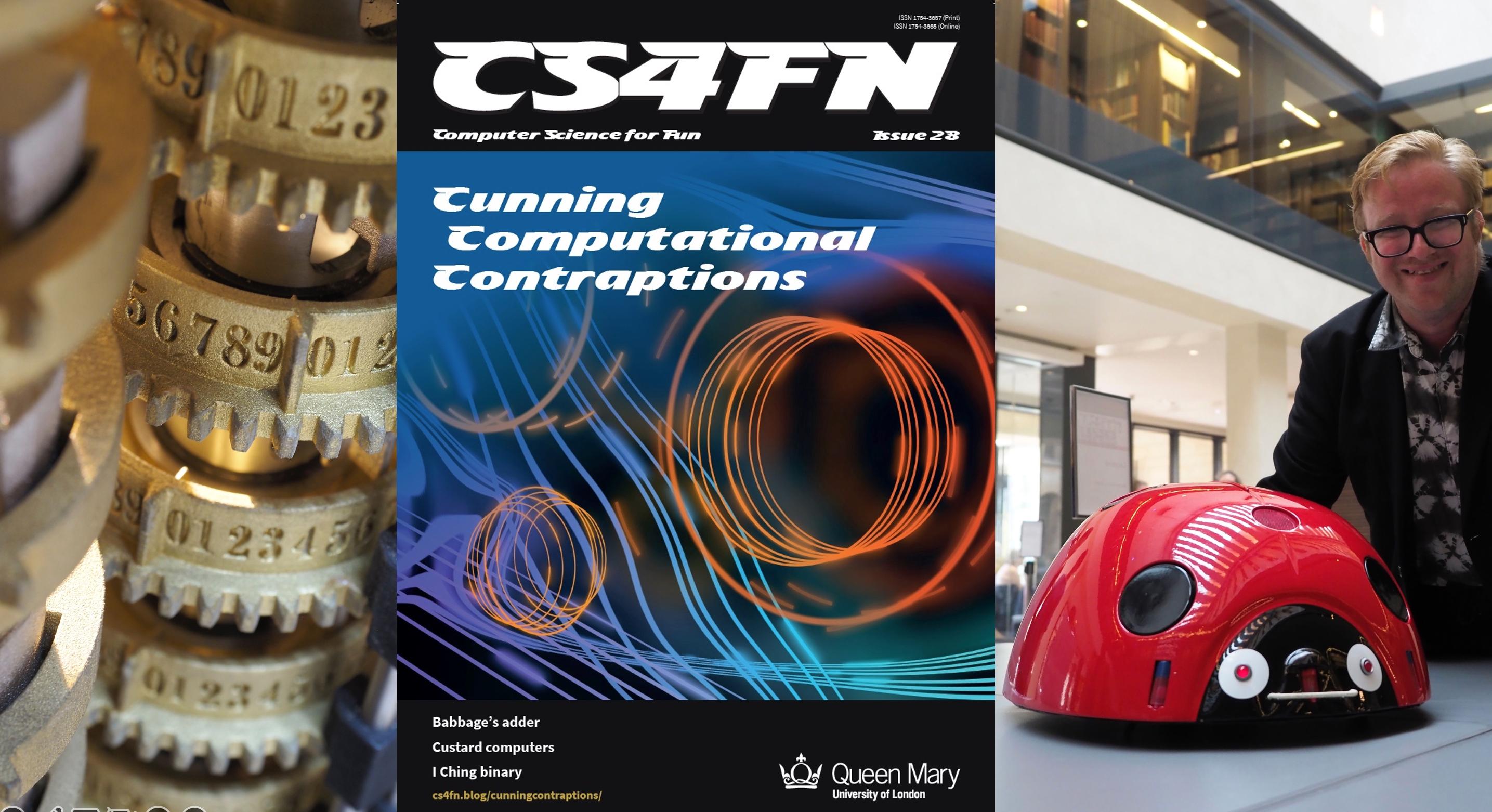 Modern 3-D printed Babbage Engine; cs4fn magazine; Cybernetic Ladybug Modern 3-D printed Babbage Engine; cs4fn magazine; Cybernetic Ladybug